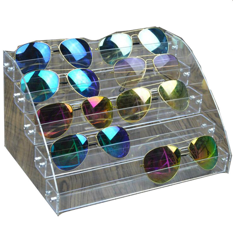Acrylic Glasses Display Rack Transparent Sunglasses Display Myopia Glasses Bracket Eye Props Display Stand