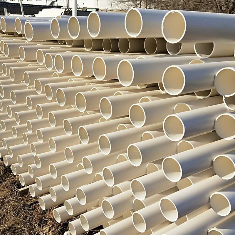 白色硬质pvc给水管 厂家加工生产pvc-u给排水管 灰色农田灌溉管