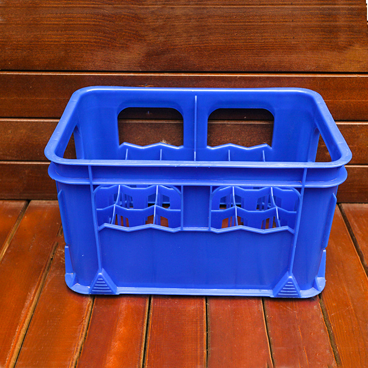 Wholesale 24 Grid 12 Grid Plastic Beer Crate Cola Soymilk Beverage Soda Beer Basket