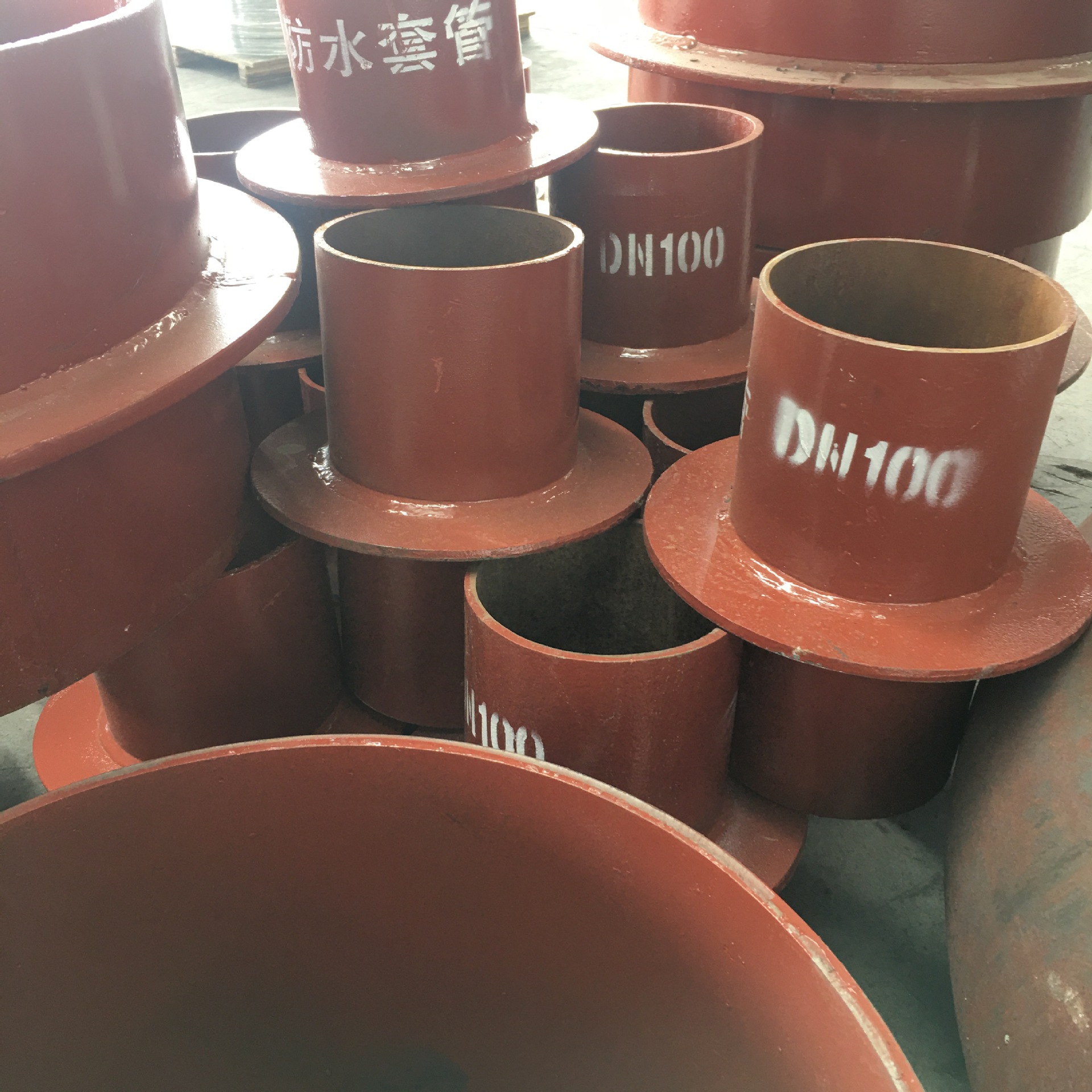 厂家直销 柔性防水套管 国标a型/b型止水环穿墙刚性防水套管定制