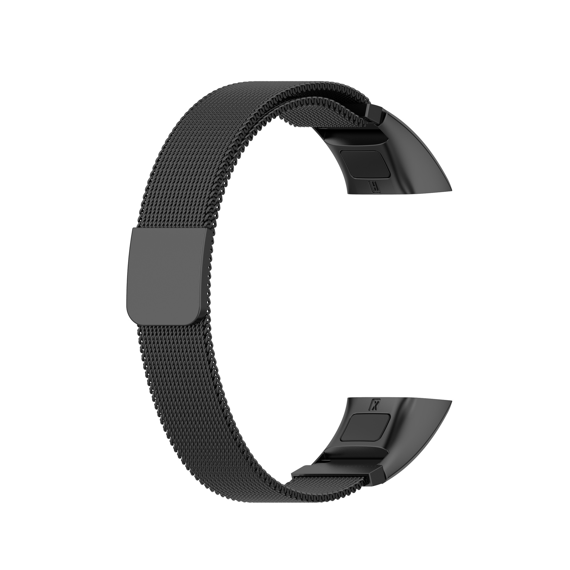 适用华为手环band4腕带 荣耀5i表带 通用款金属替换带 真皮表带