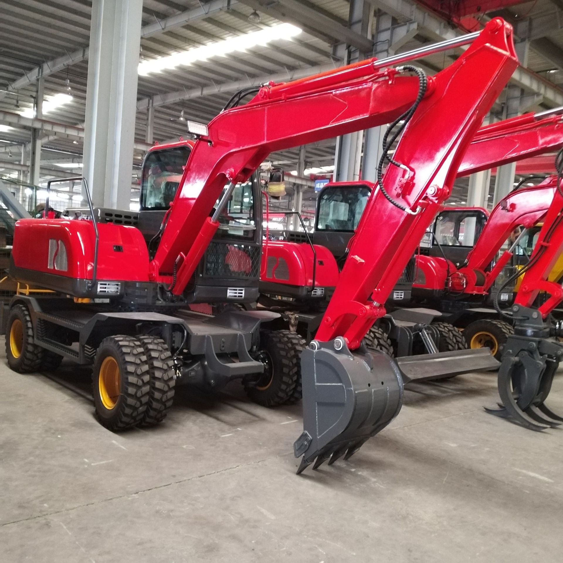 市政工程施工用80轮式挖掘机 山鼎80轮式挖掘机 80轮式挖掘机