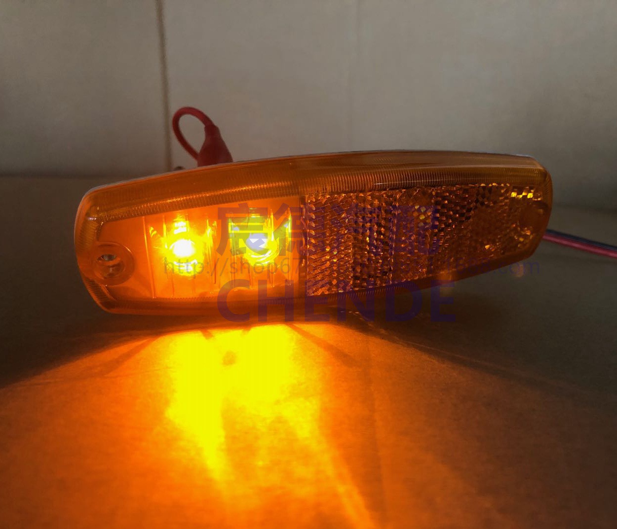 工厂现货跨境客车马可波罗marcopololed侧边灯侧转向灯改装车边灯