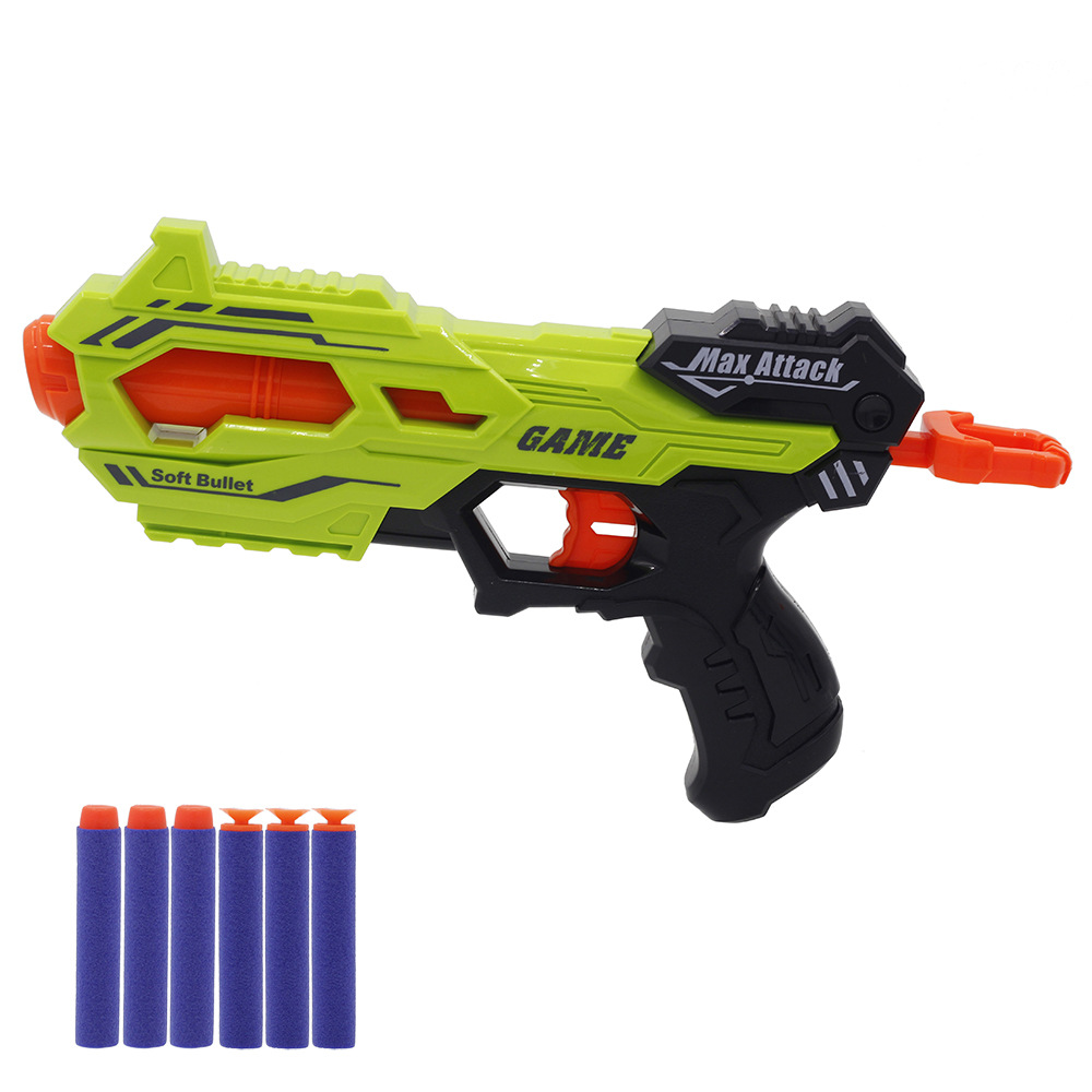 儿童玩具枪手动射击吸盘软弹枪男童手枪软子弹eva枪男孩玩具3-6岁