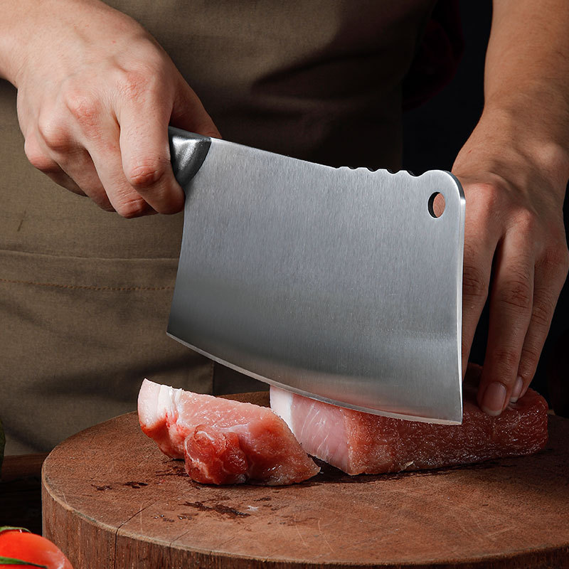 阳江砍骨刀家用加厚手工锻打斩刀剁排骨专用刀酒店厨师刀切片锋利