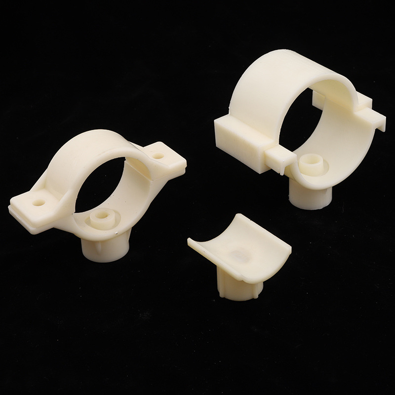 抱箍式马鞍座曝气头接头 承插式水处理abs抱箍接嘴 abs卡环抱箍