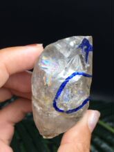 赫尔基蒙水晶（闪灵钻）Herkimer Diamond天然白水晶彩虹晶体