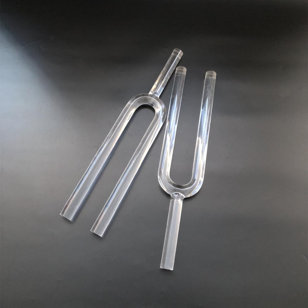 水晶音叉音疗敲击乐器冥想瑜伽送羊皮棒