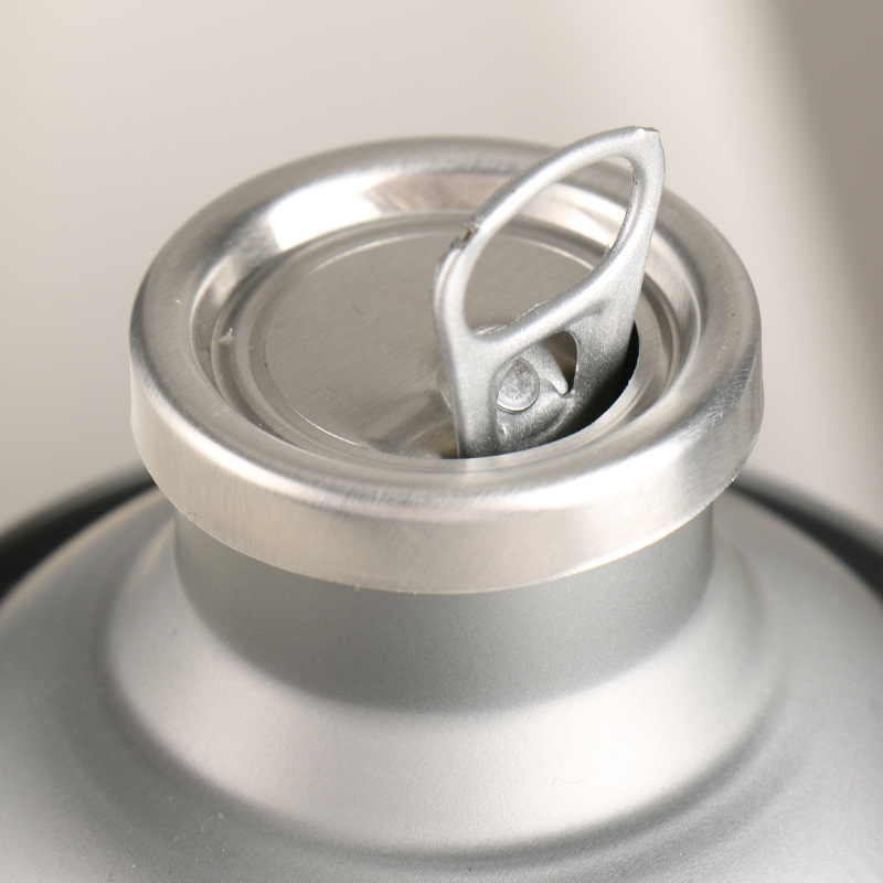 1升精酿原浆啤酒罐 38口径圆柱形马口铁密封罐 啤酒铁罐子订制