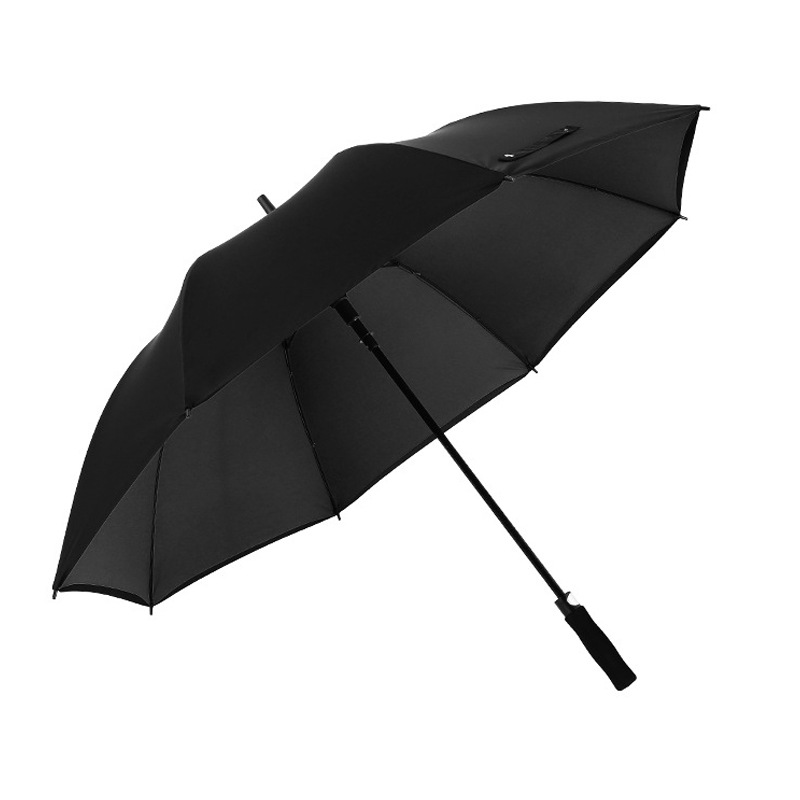 Automatic Double Layer Golf Umbrella with Thick Long Handle