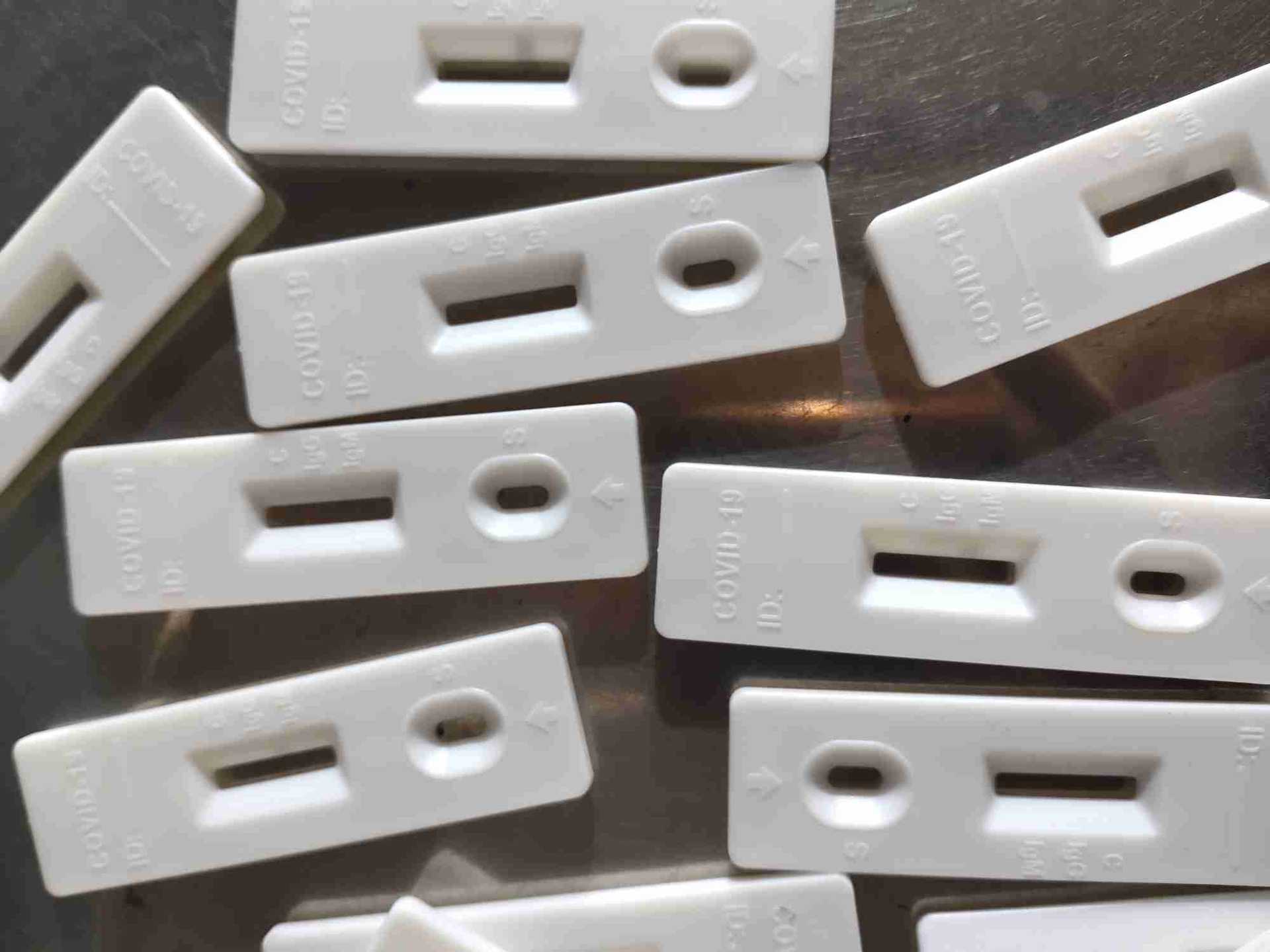 胶体金卡壳60*3mm体外诊断包装材料金标卡壳金标塑卡hcg检测卡