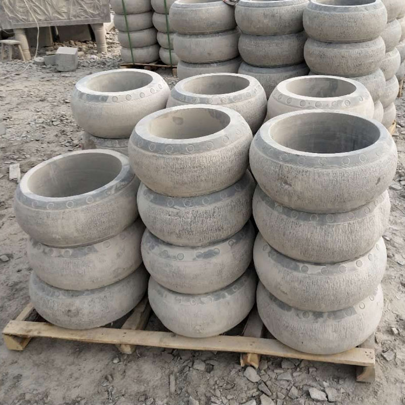 款式多样柱墩石柱脚石空心柱底庭院摆件底座四合院园林造景-报价