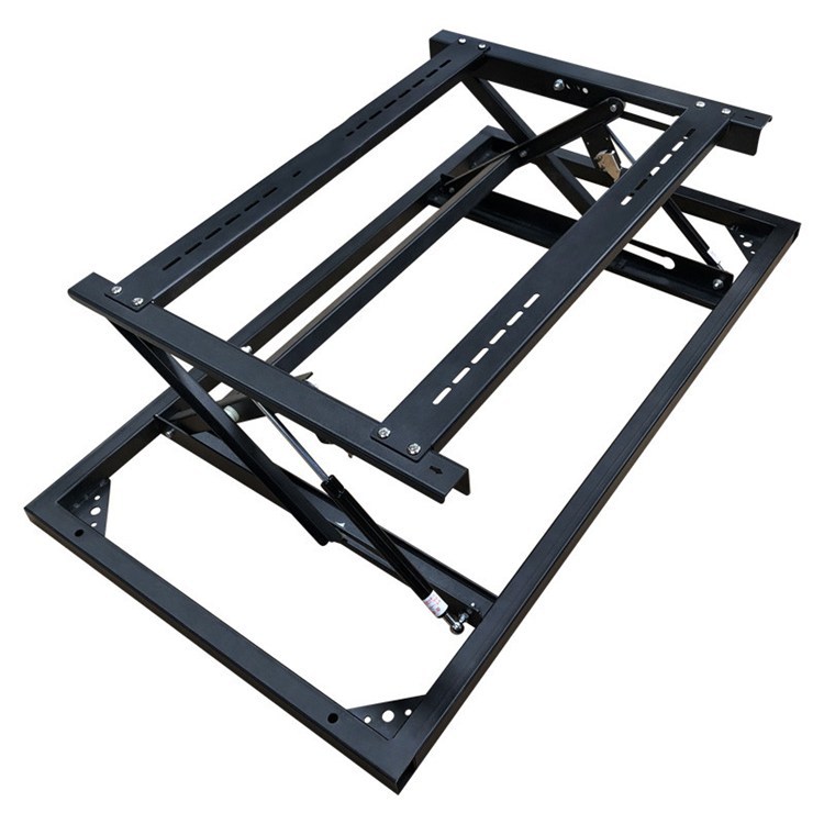 现货46寸49寸55寸电视监控伸缩支架液晶无缝拼接屏前维护液压支架