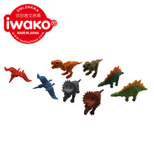 Iwako岩泽日本原装趣味橡皮动物恐块霸王龙翼龙单块橡皮ER-KYR001