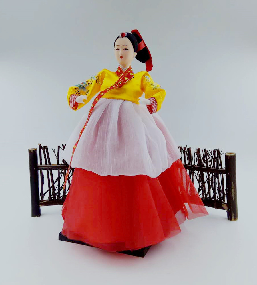 朝鲜族工艺品摆件韩服娟人韩式餐厅家居装饰品摆饰旅游纪念品礼品