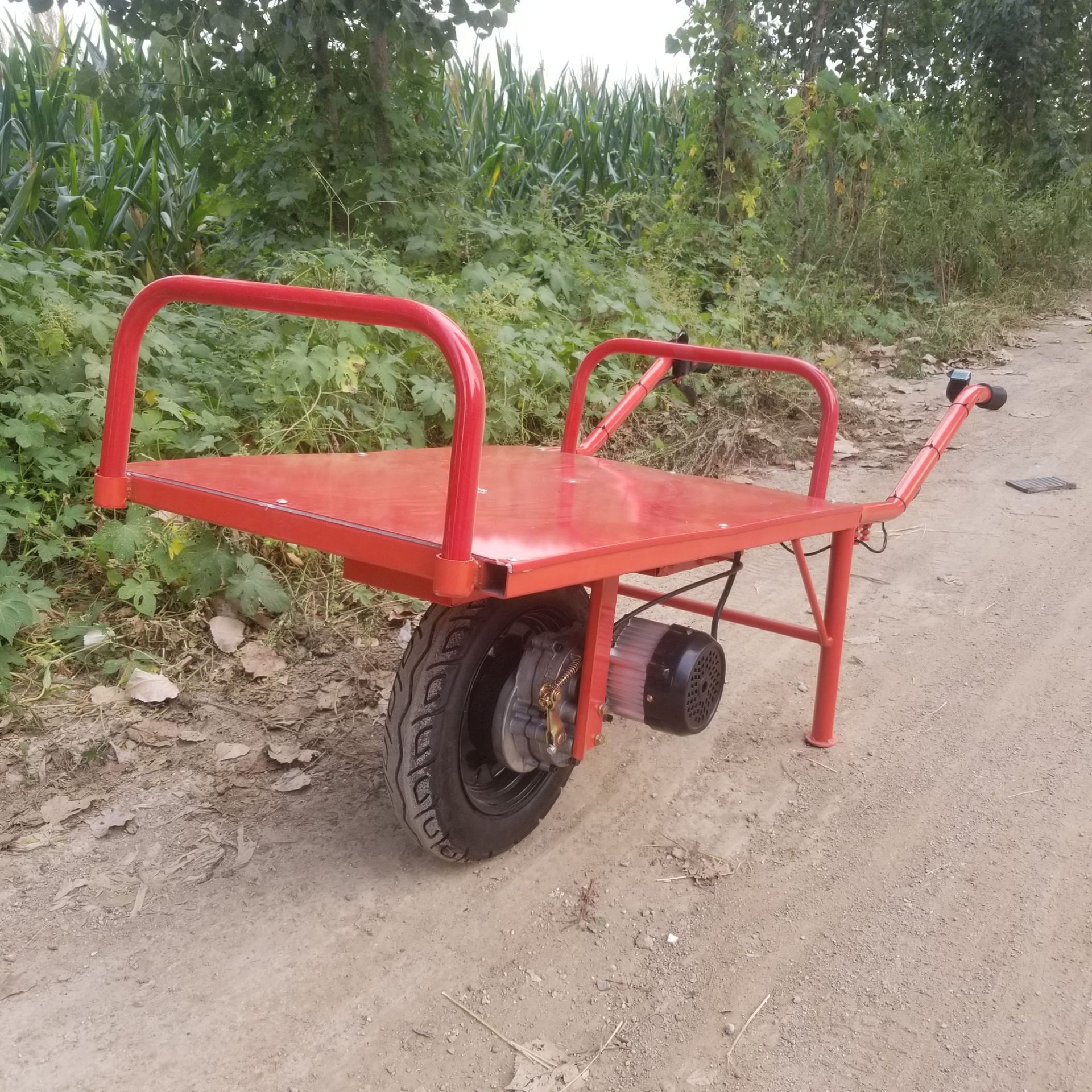电动鸡公车图片参数 内江供应农用手推车 养殖场饲料推送车
