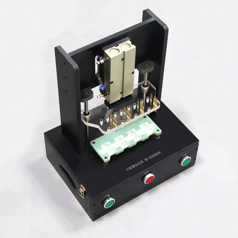 广州pcb测试架小板测试治具fct老化架过炉治具保压气动测试工装