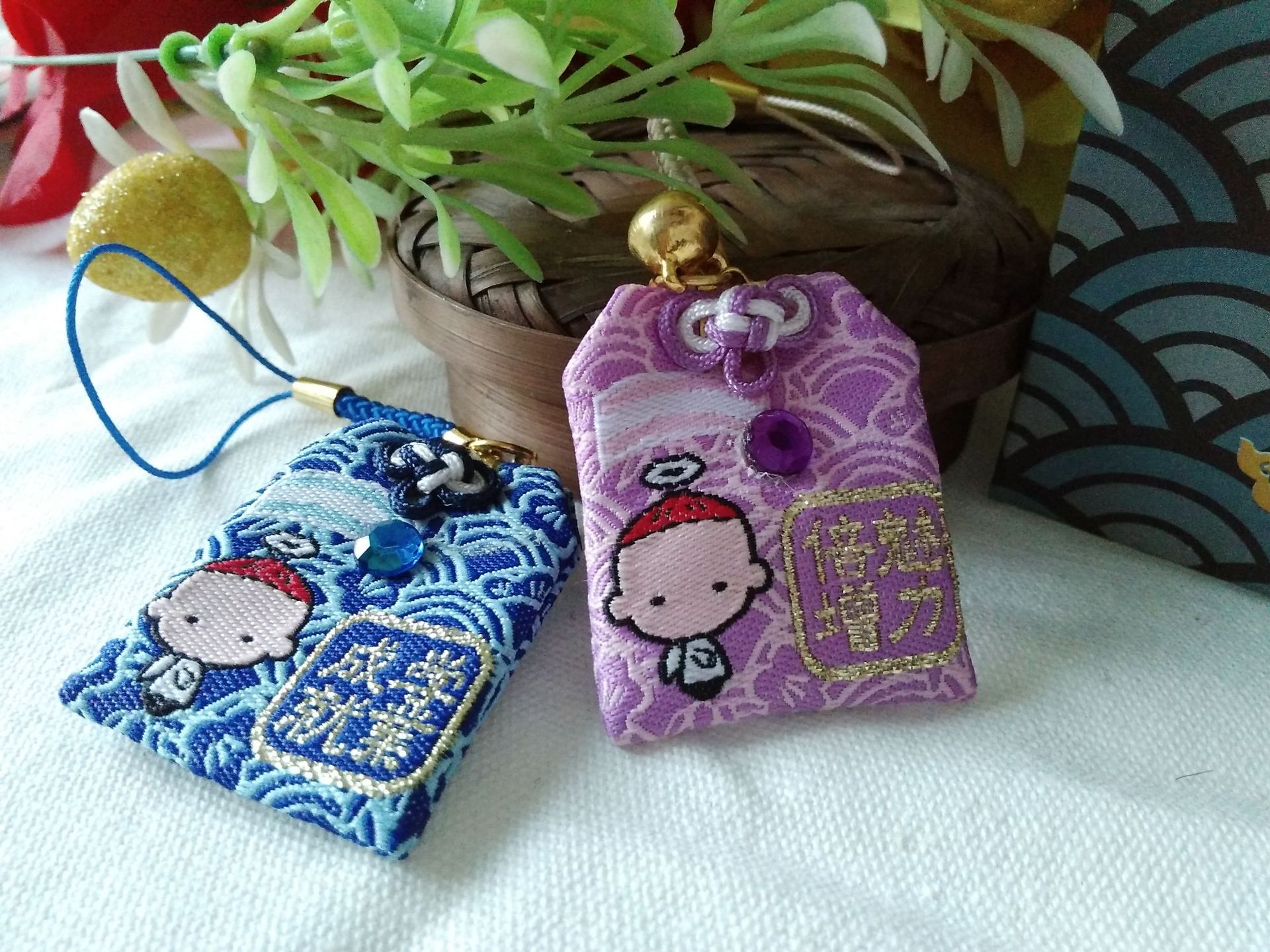 日本学业健康恋爱结缘财运御守 日式浅草寺祈福袋 小赠品挂件厂家