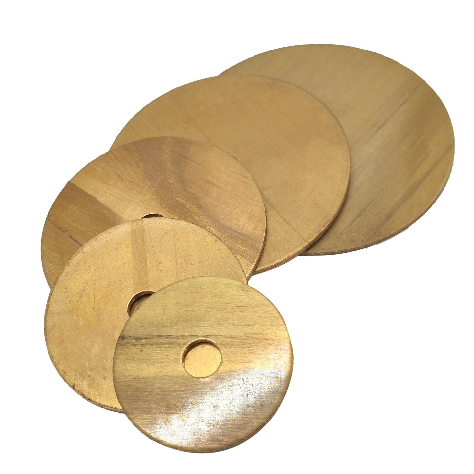 黄铜元片1-3mm冲压黄铜垫片金属垫圈旺艺铜板加工加工激光切割