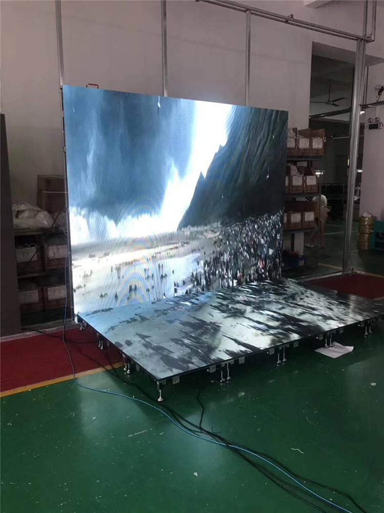 p2.5p3p3.91p4.81室内全彩显示屏 地砖屏幕 l型互动显示屏 展厅屏