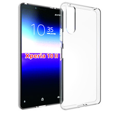 索尼Sony Xperia 10 II软胶手机壳高透TPU清水套手机适用防水纹