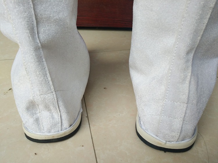 平底古代男子官靴 清朝官靴 古装高帮朝靴老爷靴戏曲戏剧官鞋包邮