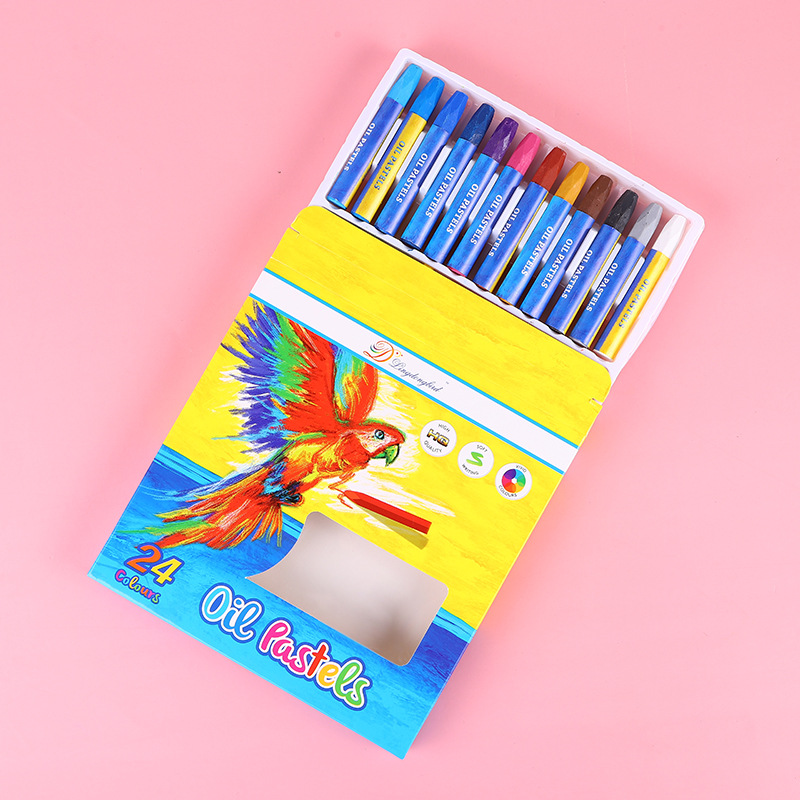 Smart Bird Carefully Selected Crayon 12-36 Colors Washable Environmental Protection Children's Crayons Drawing Pen Drawing Tools Wholesale