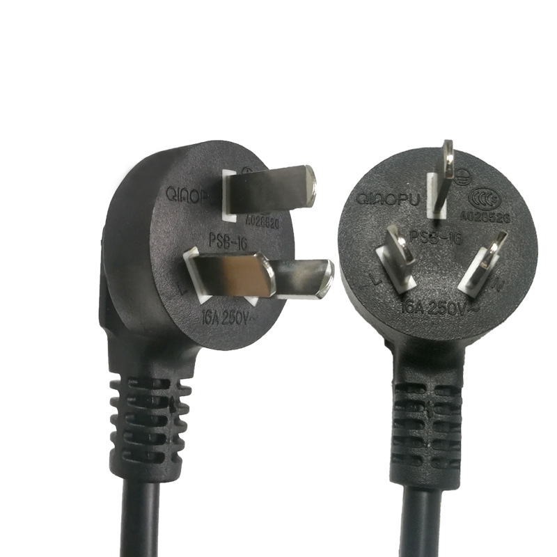 16a国标三插头电源线 三芯大功率ccc国标3x2.5平方电源线插头3c线