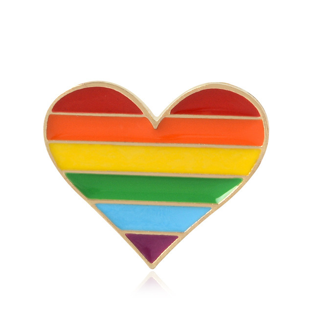 Creative Rainbow Series Brooch Mr. Bear Lady Bear Hug Rainbow Yas Queen Rainbow Comrade Badge