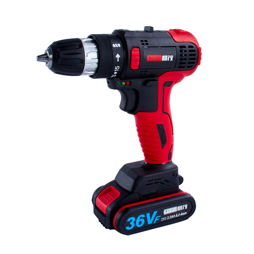 36v无刷锂电钻 充电式手电钻 家用充电钻电动螺丝刀电转套装