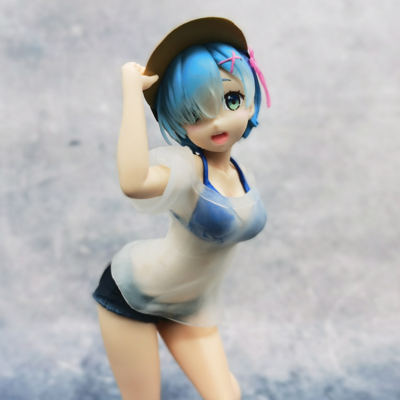 从零开始的异世界生活透明衣 泳装蕾姆 冬装毛衣 雷姆盒装手办