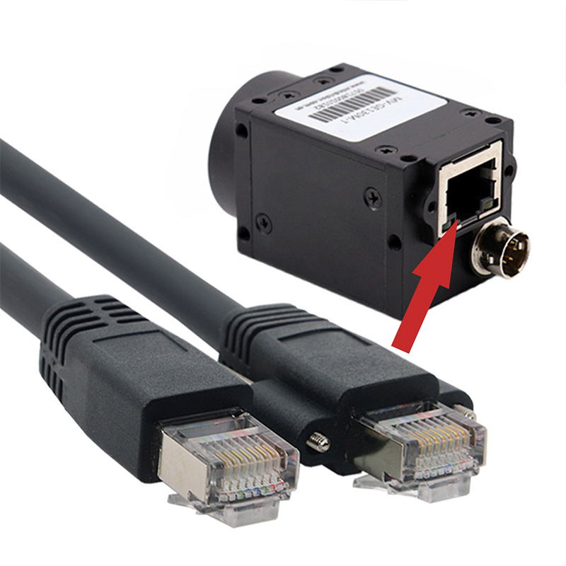 高柔网线 千兆网线 跳线rj45 gige工业相机线单反网络线