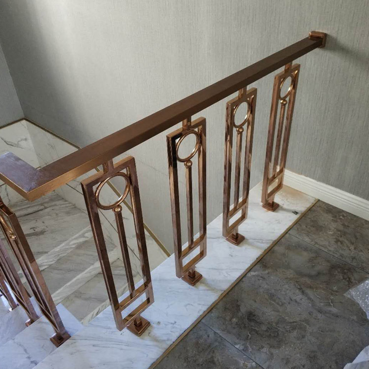 不锈钢楼梯扶手 不锈钢护栏 铝雕护栏 弧型楼梯扶手 款式多多