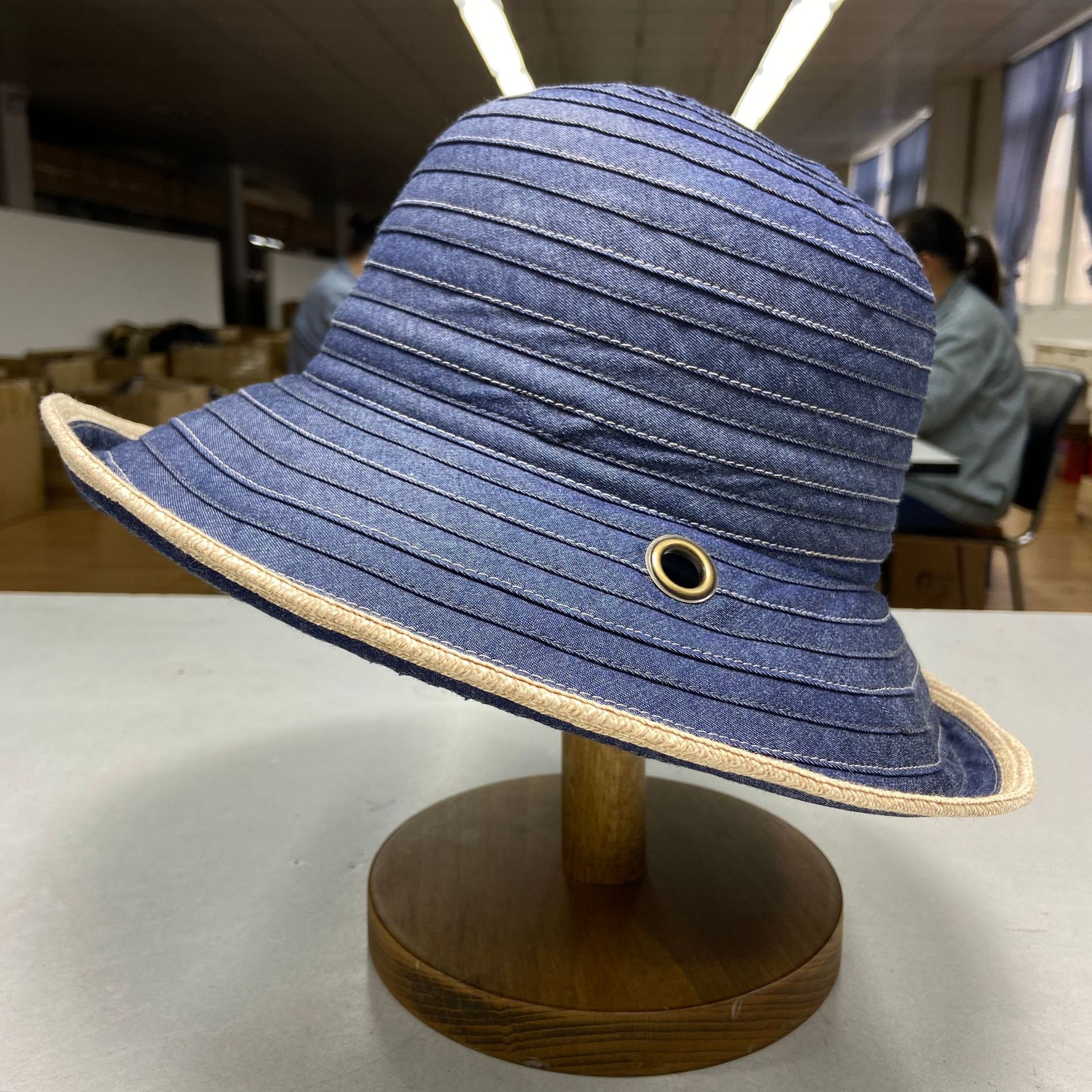 工厂直销帽子女新款春夏季日本精美和纸时尚遮阳帽限购wx192