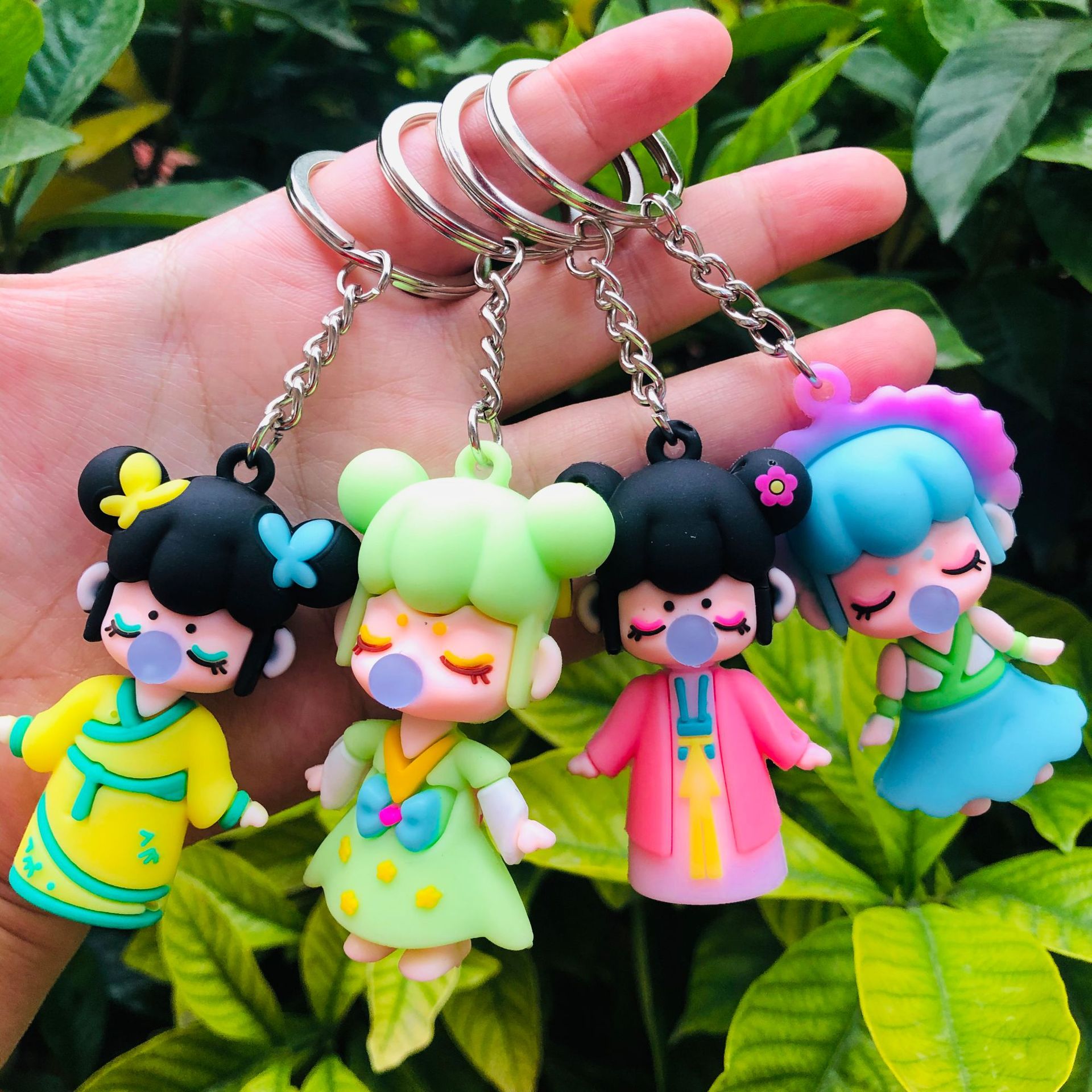 国潮盲盒系列林深不知处pvc软胶钥匙扣挂件小礼品工艺品