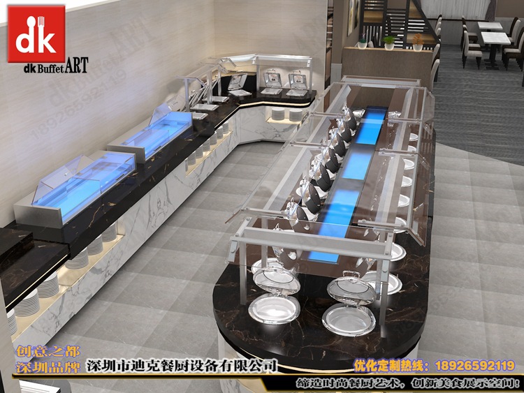 餐厅布菲台效果图,布菲台效果图,餐厅装修效果图(第3页)_大山谷图库