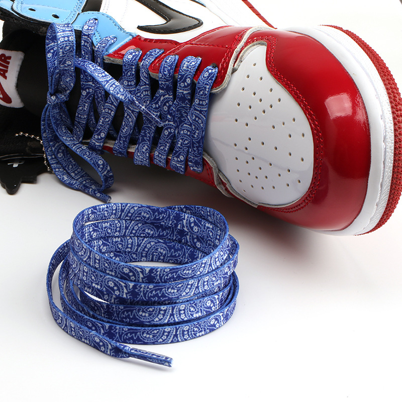 us8球鞋定制aj1空军一号af1红蓝扣碎橙鸳鸯西海岸腰果花鞋带-阿里巴巴