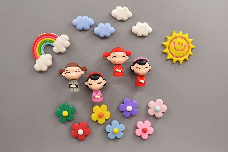 网红喜字冰箱贴结婚装饰磁铁创意个性喜庆磁贴立体情侣磁性大头贴