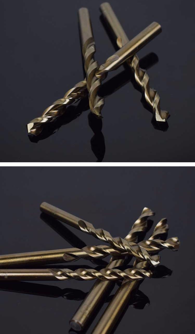 专业含钴麻花钻头高速钢钻头手电钻钻头打不锈钢打孔钻五金工具