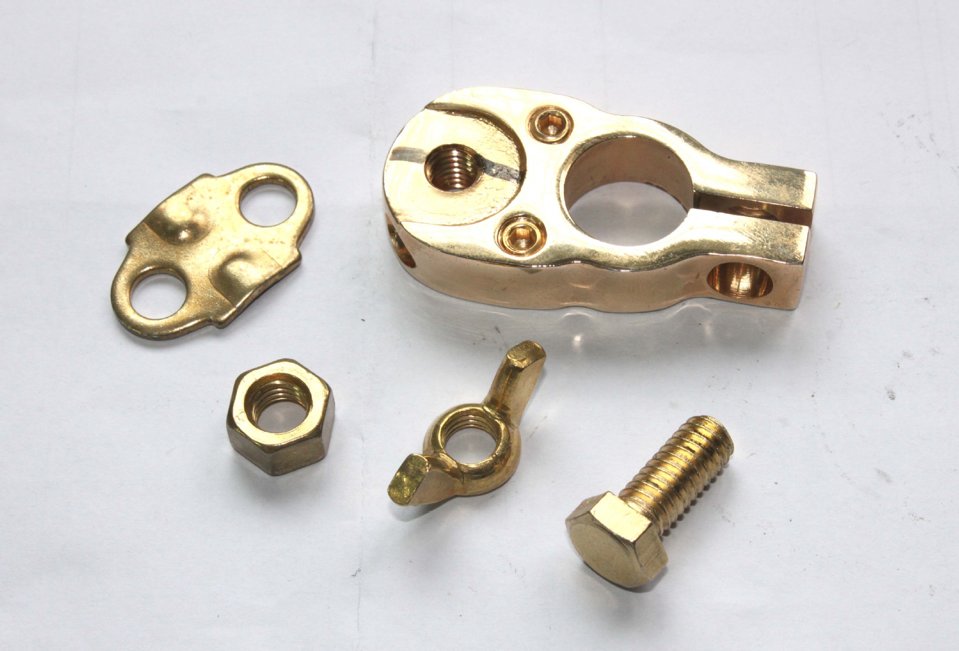 汽车货车电瓶桩头电瓶接头卡子蓄电池正负线接线柱电瓶夹头铅端子