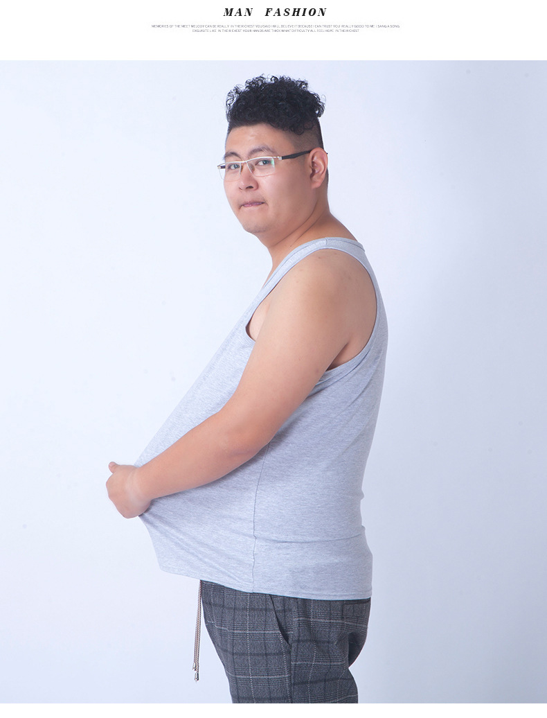 鳄鱼男莫代尔背心加大码男薄款透气运动汗衫修身型跨栏夏季打底衫