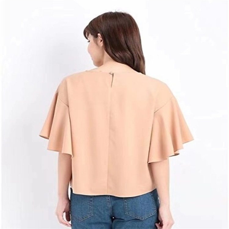 日系蝴蝶袖 蝙蝠袖显瘦体恤 时装小衫森女装年夏季