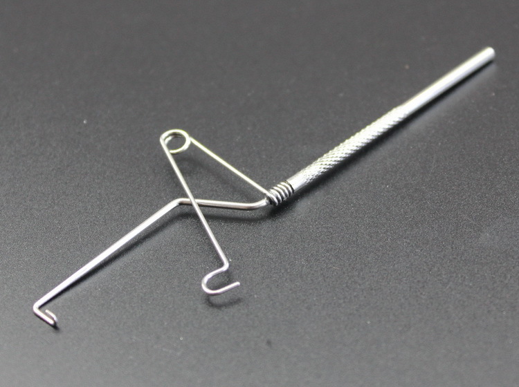 迈威不锈钢打结器结节钩飞蝇绑制工具flytyingwhipfinisher01
