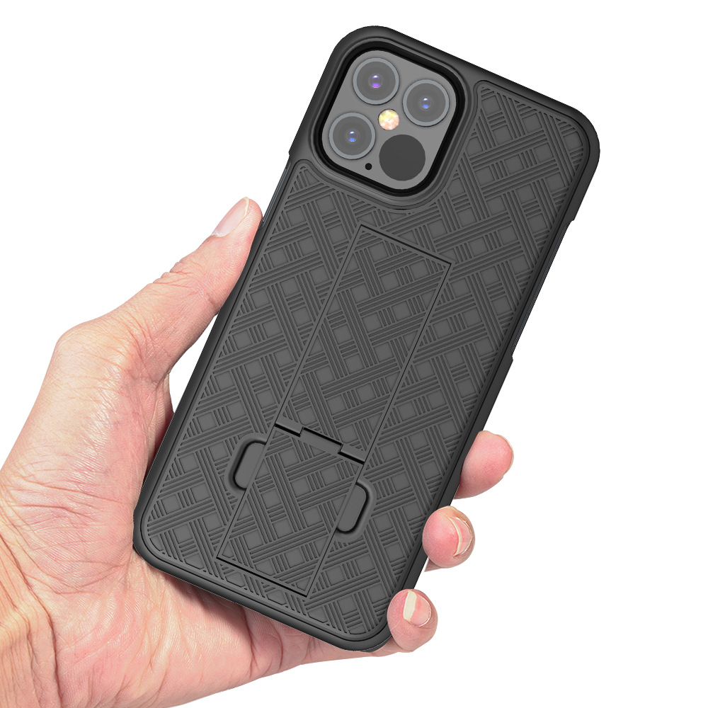 适用隐形支架手机壳苹果12新款手机壳 跨境爆款 iphone12手机外壳