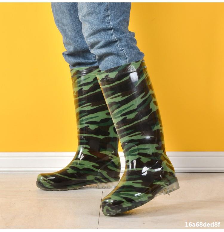下田插秧鞋 软底水田软底水袜子插秧裤水春秋插秧高筒迷彩长筒