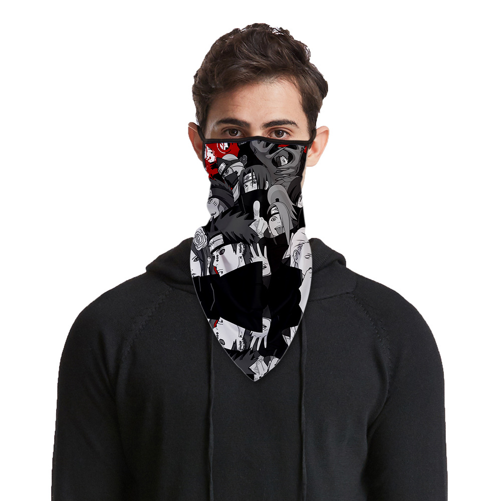 火影忍者户外无缝面罩 围脖头巾面罩 来图可定制