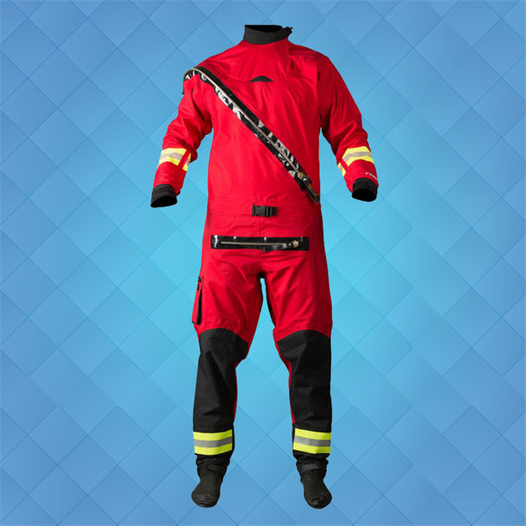 厂家直销 消防员干式水域工作服 水域抢险救援服装 干式潜水服