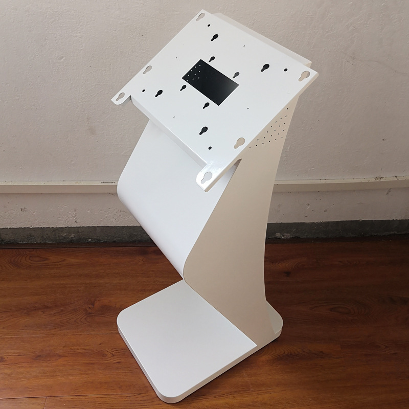 k型底座触控一体机支架定做触摸广告查询机架子落地支架触屏底座