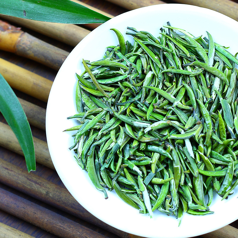 新茶峨眉山云雾绿茶雨前嫩芽竹叶型青茶明前头采雀舌500g多品种