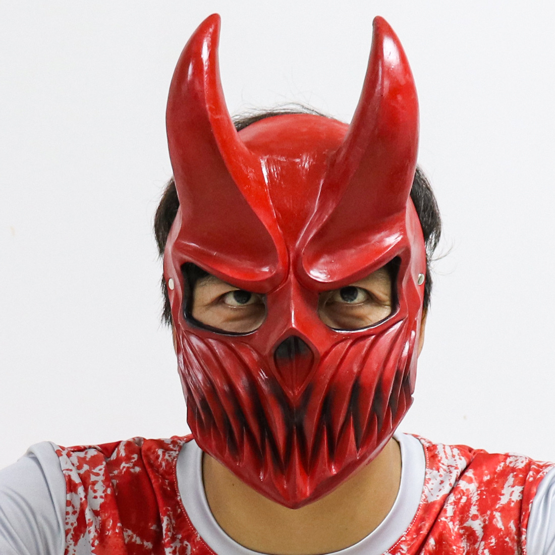 现货新黑暗之子死神死核乐队面具恐怖万圣节面罩kid of darkness